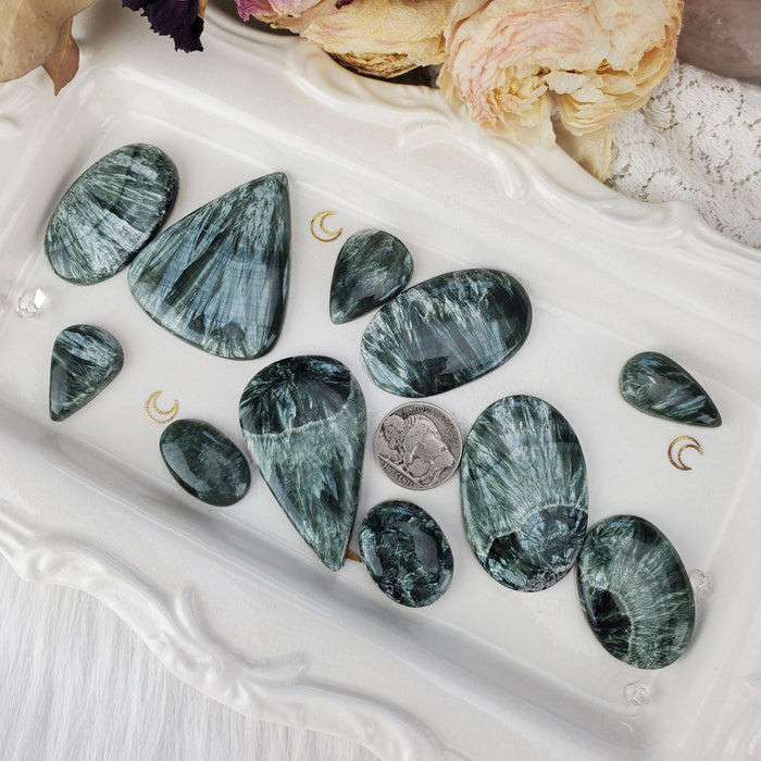 Seraphinite Cabochons