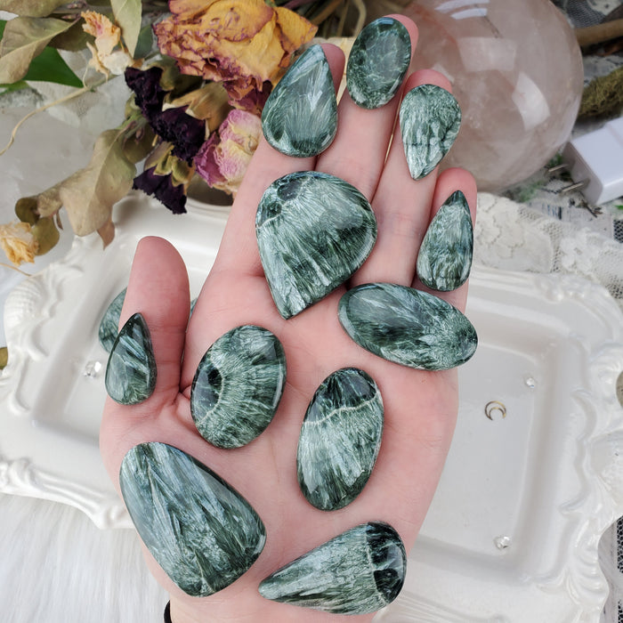 Seraphinite Cabochons