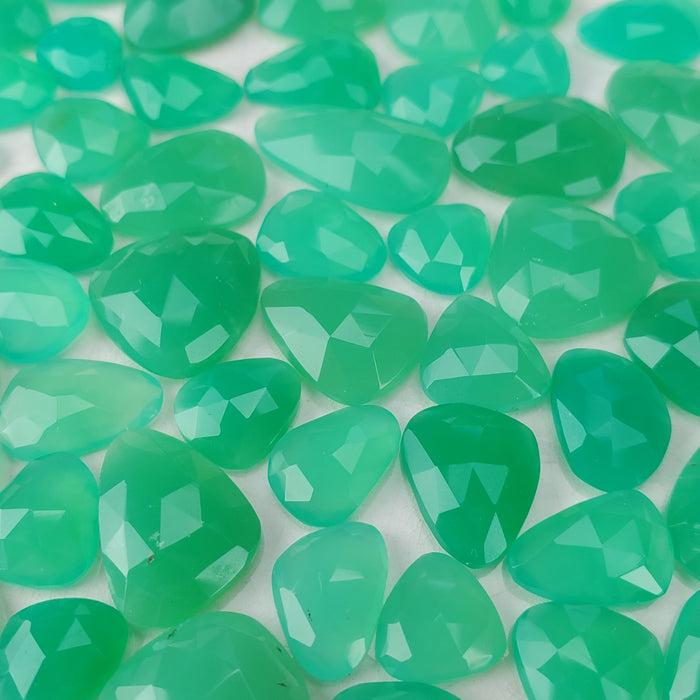 Chrysoprase Rose Cut Cabochons