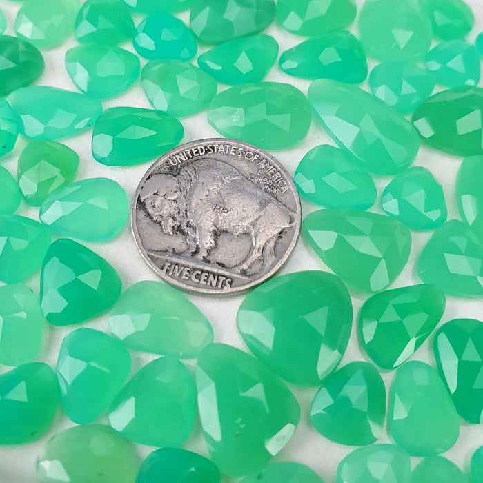 Chrysoprase Rose Cut Cabochons