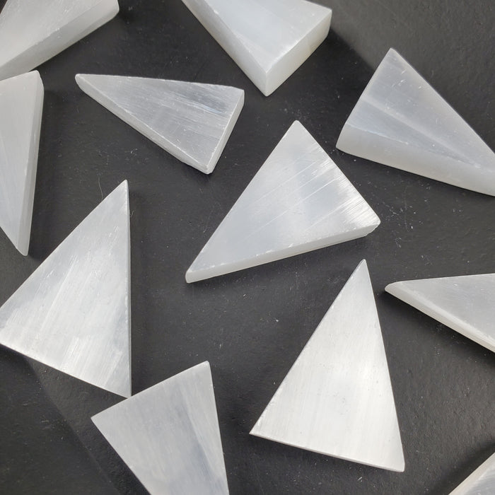 Satin Spar Triangles