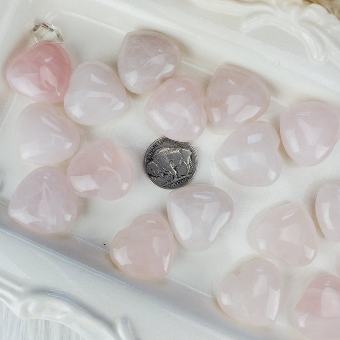 Rose Quartz Hearts, 1''