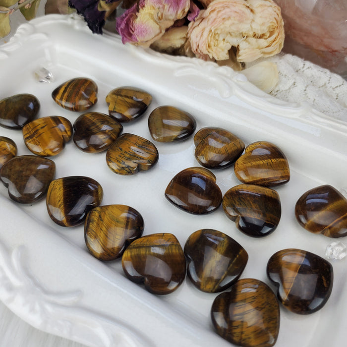 Tigers Eye Hearts, 1''