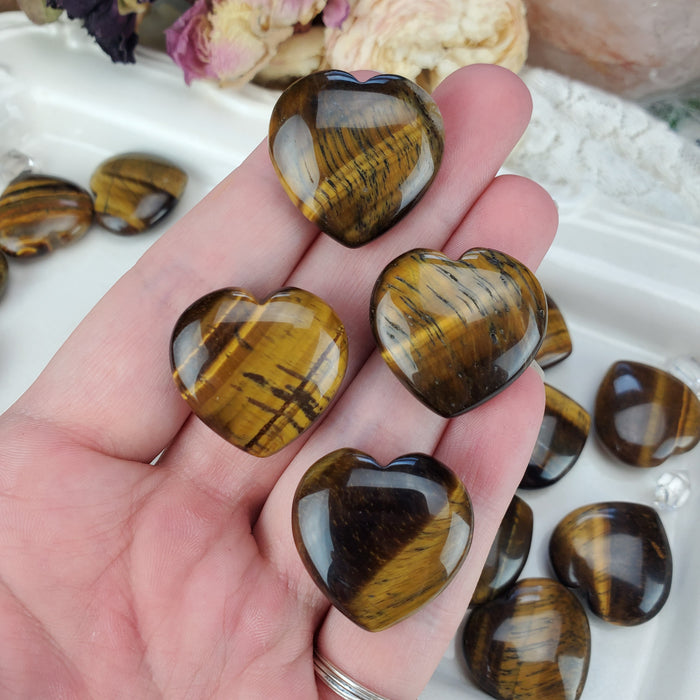 Tigers Eye Hearts, 1''