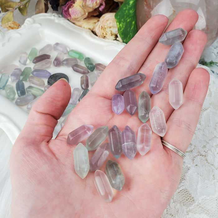 Fluorite Double Terminated Points, 7/8''