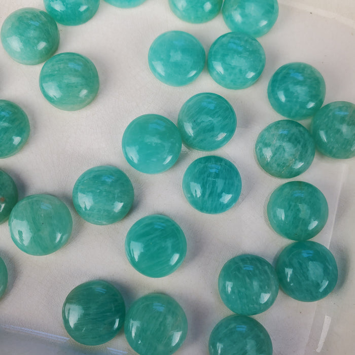 Amazonite Round Cabochons, 12mm