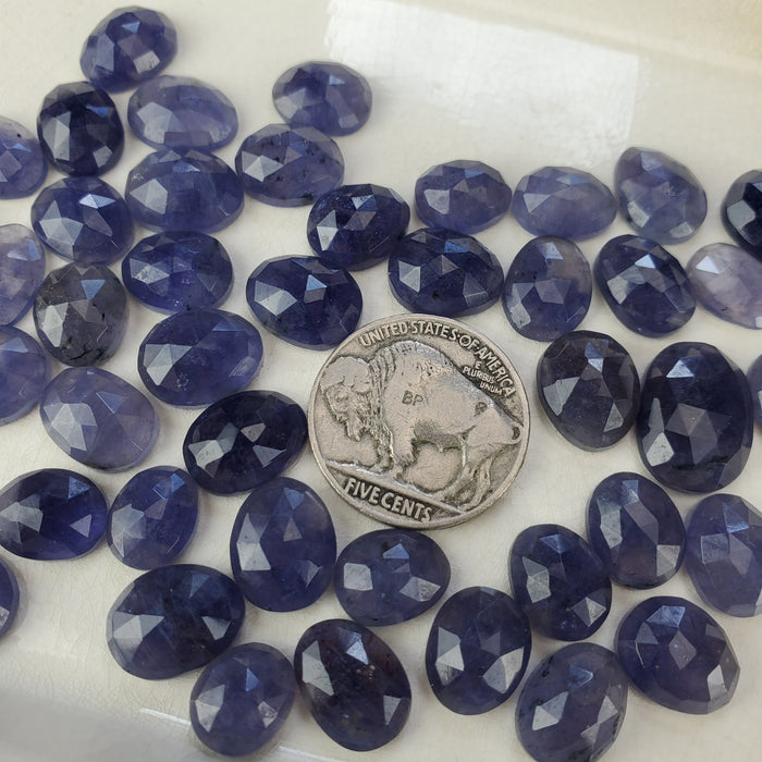 Iolite Rose Cut Cabochons