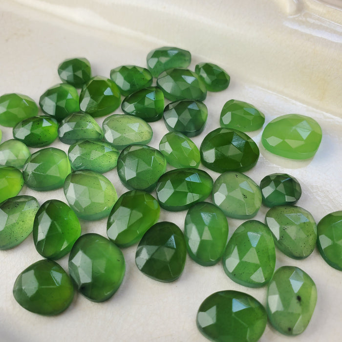 Serpentine Rose Cut Cabochons