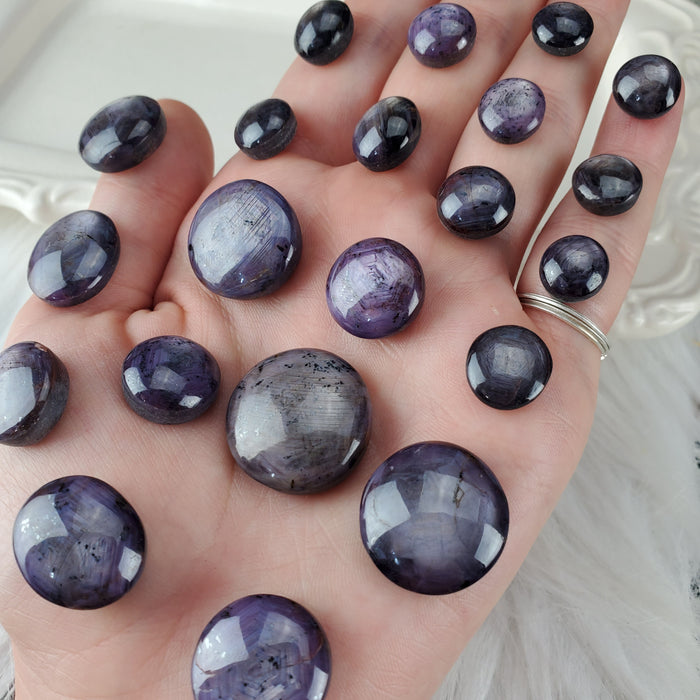 Star Sapphire and Ruby Cabochons