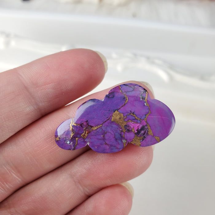 Purple Mojave Cloud Cabochons