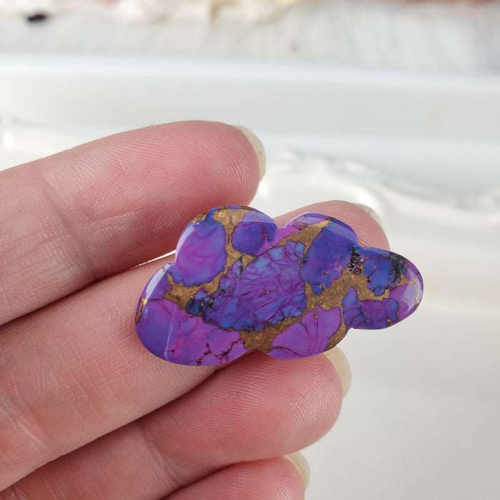 Purple Mojave Cloud Cabochons