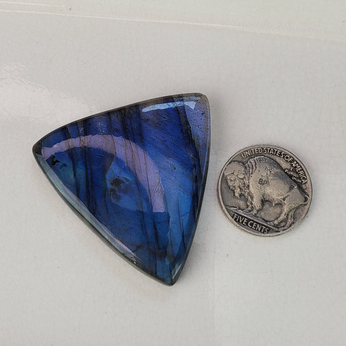 Blue Labradorite Cabochon, 2