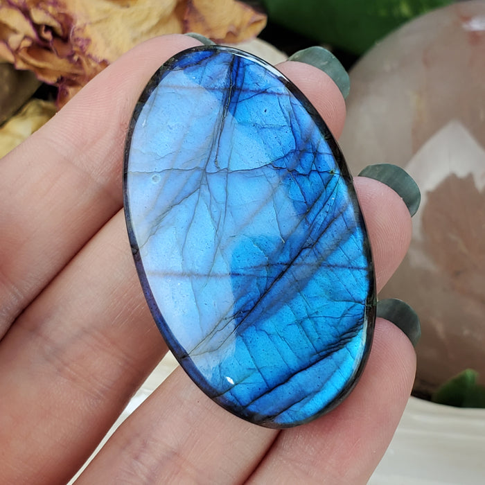 Blue Labradorite Cabochon, 8