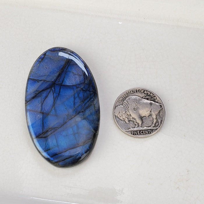 Blue Labradorite Cabochon, 8