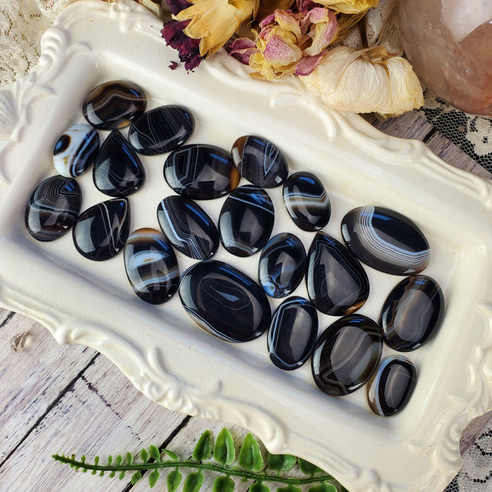 Banded Onyx Cabochons