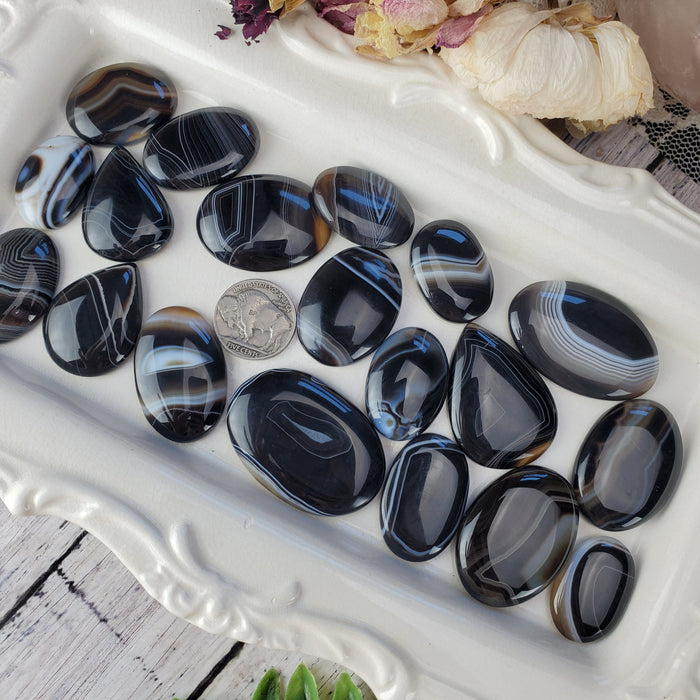 Banded Onyx Cabochons