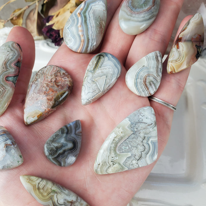 Crazy Lace Agate Cabochons