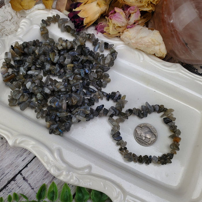 Labradorite Chip Bracelets