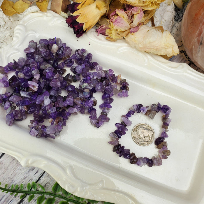 Amethyst Chip Bracelets