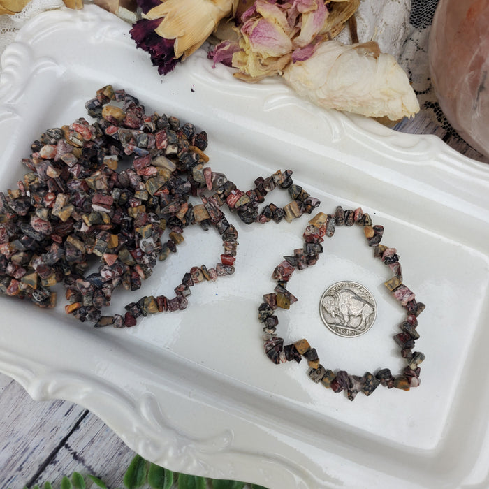 Birds Eye Jasper Chip Bracelets