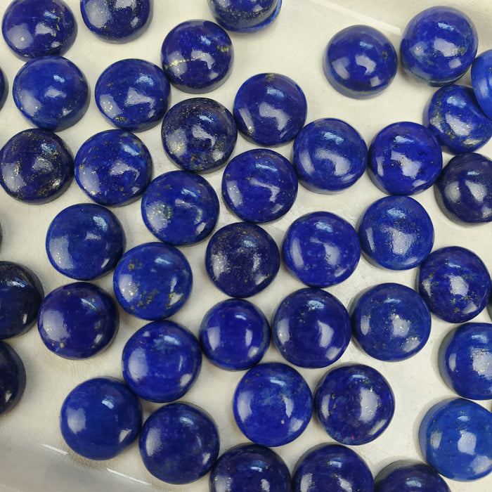 Lapis Lazuli Cabochons, 12mm Round