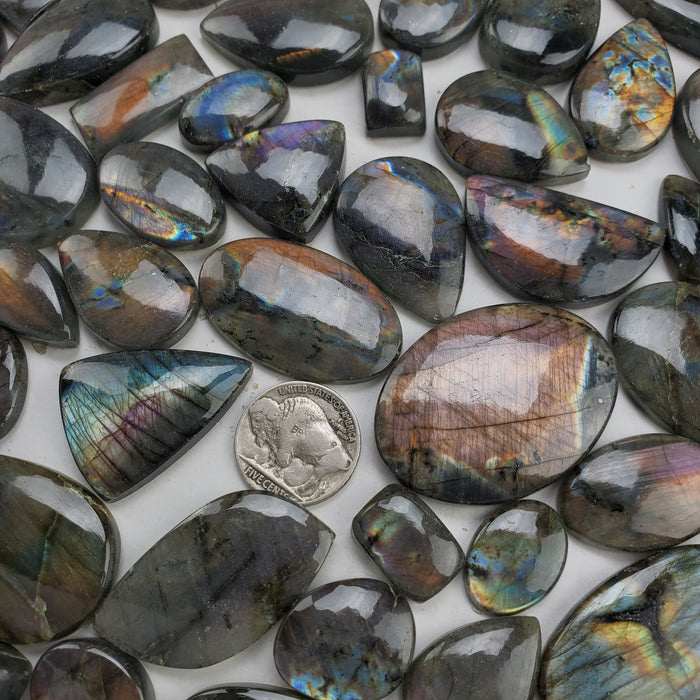 Purple Labradorite Cabochons