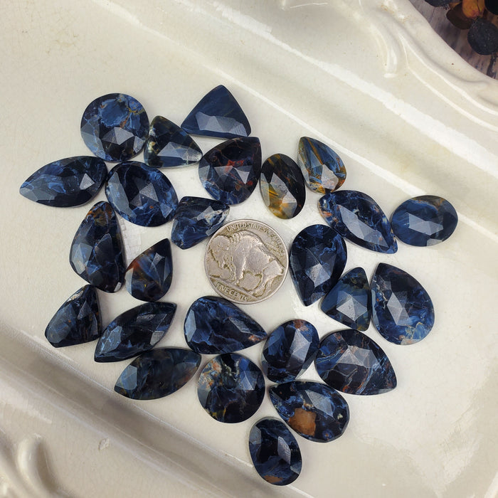 Pietersite Rose Cut Cabochons