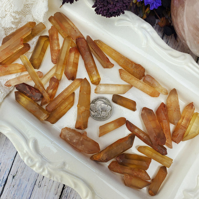 Zambian Citrine Points