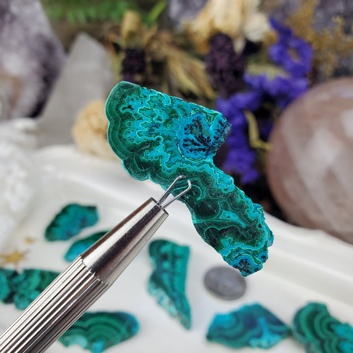 Chrysocolla Malachite Slices