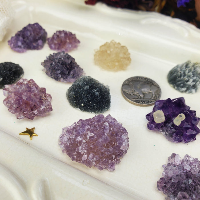 Amethyst Stalactite Roses, small