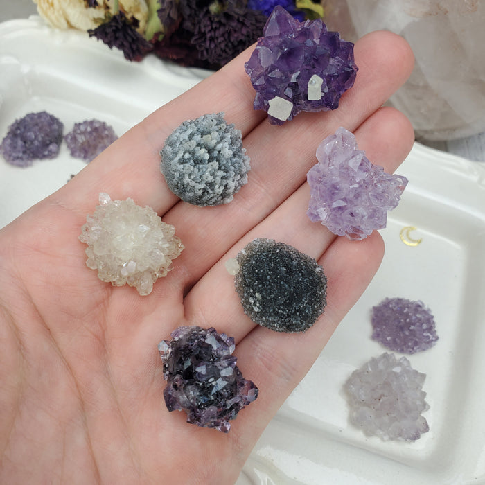 Amethyst Stalactite Roses, small