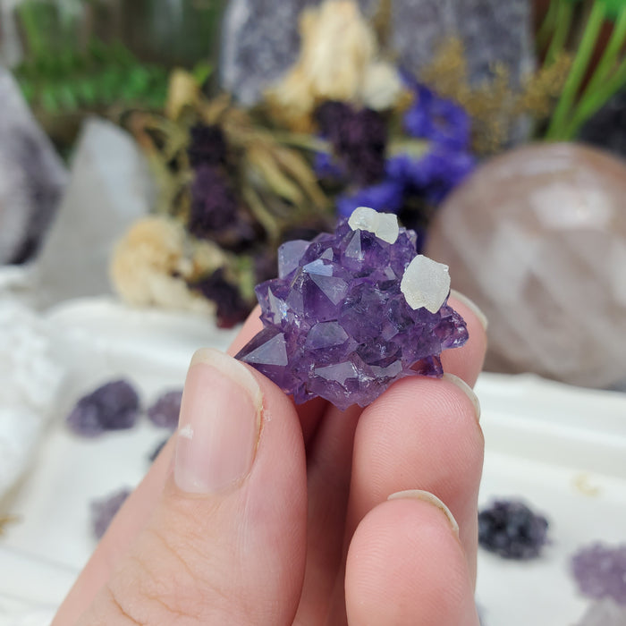 Amethyst Stalactite Roses, small