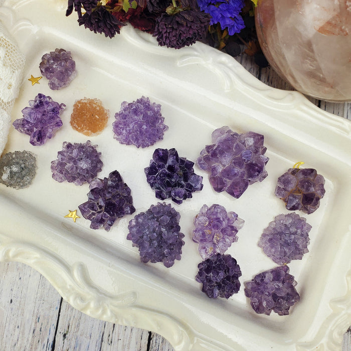 Amethyst Stalactite Roses, second quality