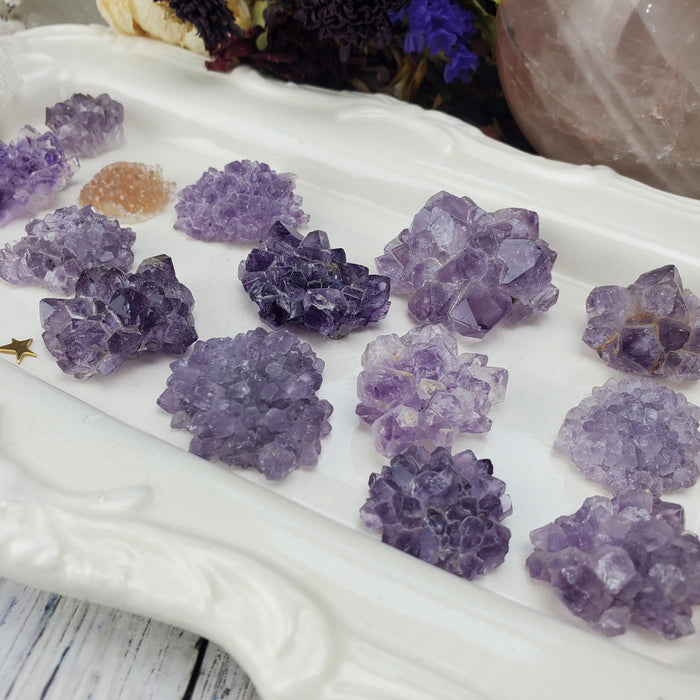 Amethyst Stalactite Roses, second quality