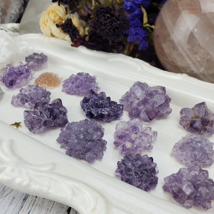 Amethyst Stalactite Roses, second quality