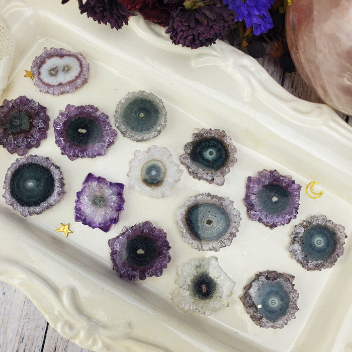 Amethyst Stalactite Slices