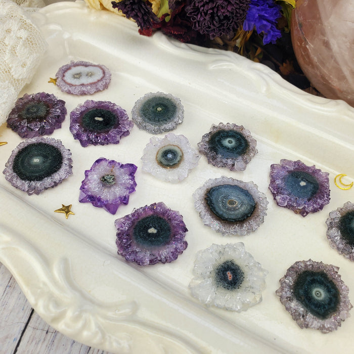 Amethyst Stalactite Slices