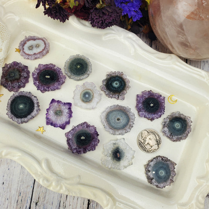 Amethyst Stalactite Slices