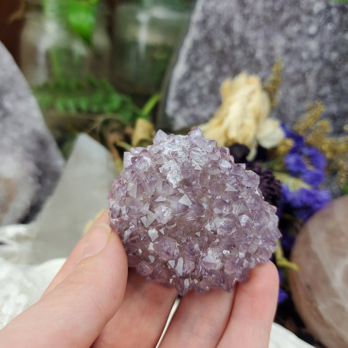 Large Amethyst Stalactite Rose, 1