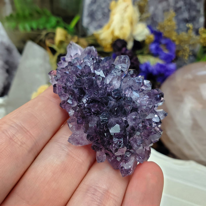 Large Amethyst Stalactite Rose, 2