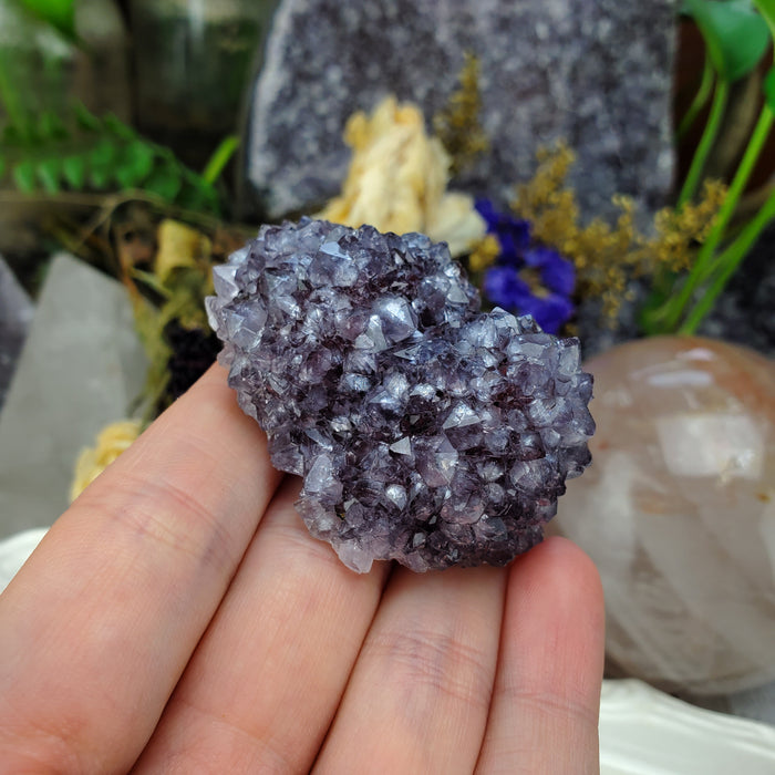 Large Amethyst Stalactite Rose, 4