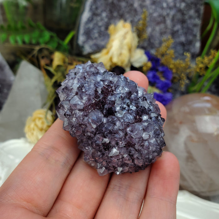 Large Amethyst Stalactite Rose, 4