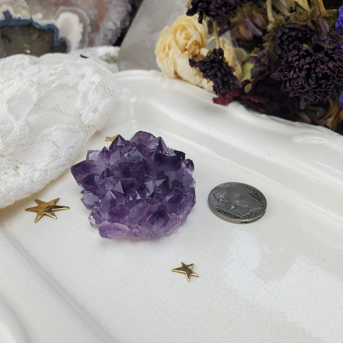 Large Amethyst Stalactite Rose, 5