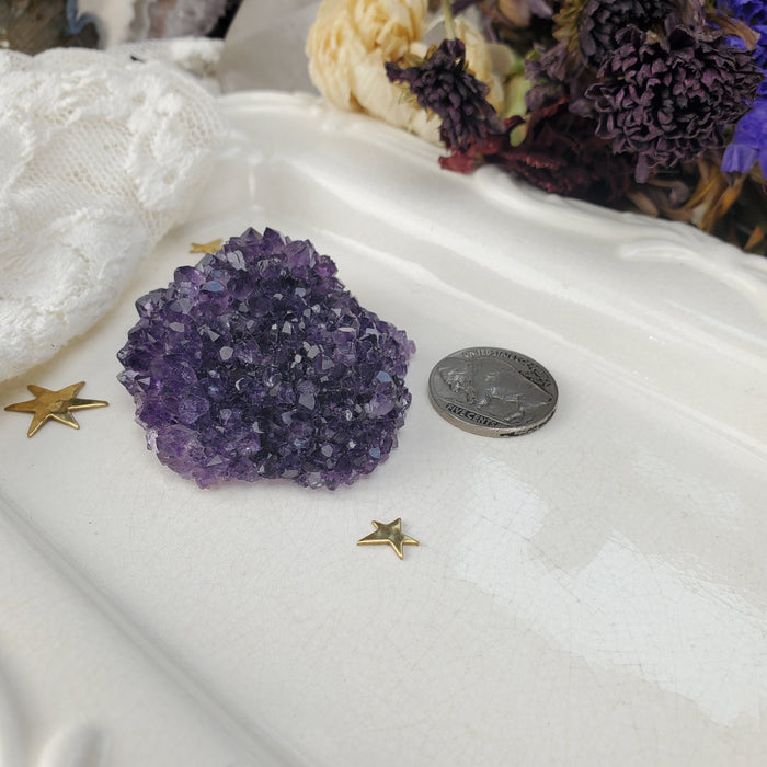 Large Amethyst Stalactite Rose, 6