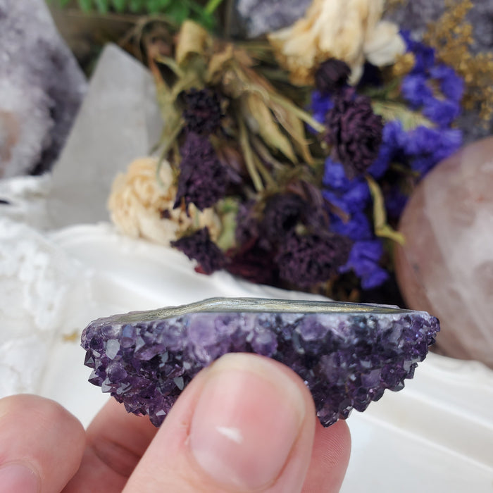 Large Amethyst Stalactite Rose, 6