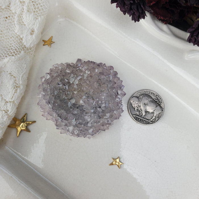 Large Amethyst Stalactite Rose, 8