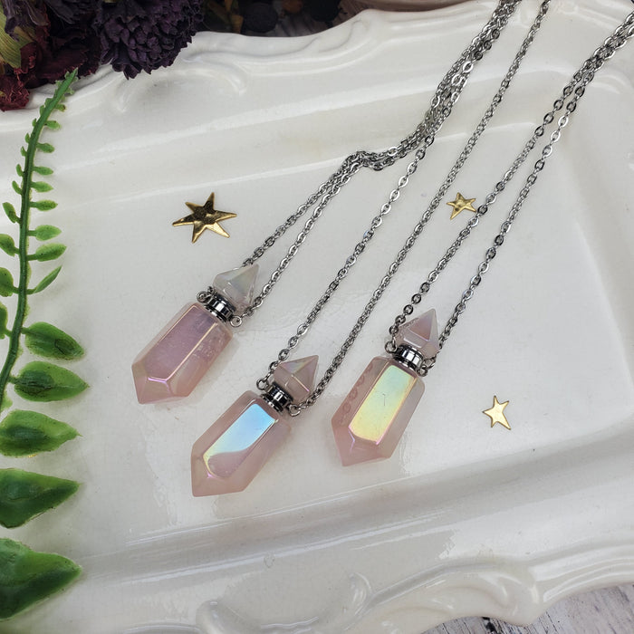 Aura Rose Quartz Perfume Bottles