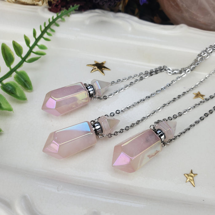 Aura Rose Quartz Perfume Bottles