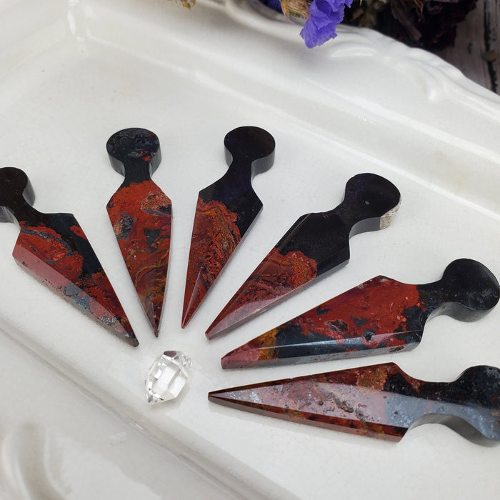 Brecciated Jasper Hematite Daggers