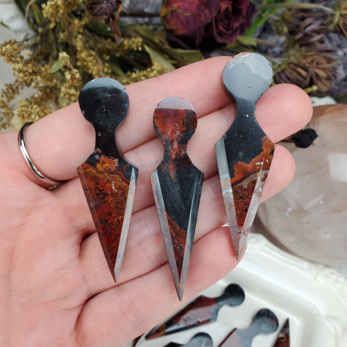 Brecciated Jasper Hematite Daggers